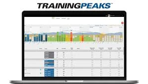 La plataforma TrainingPeaks en un portátil